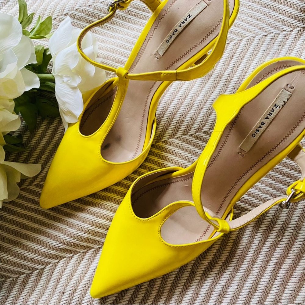 Yellow Stiletto Heels - Picture 6 of 6